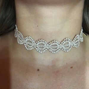 American Eagle Outfitters Jewelry - Gold sparkle crochet chocker American Eagle Outfitters Jewelry - Gold sparkle crochet chocker